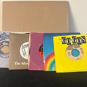 Colorful 7” Vinyl Record Collection